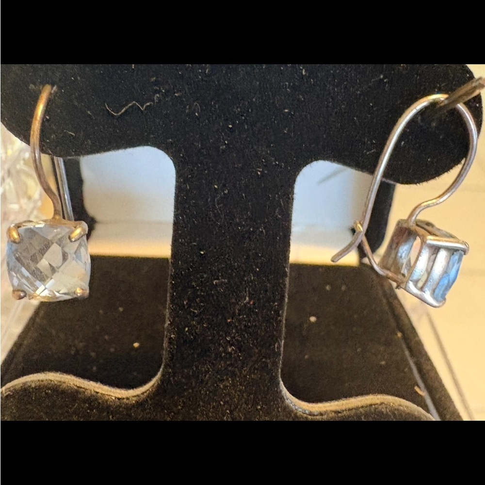 Aquamarine Drop Earrings - Women's Jewelry